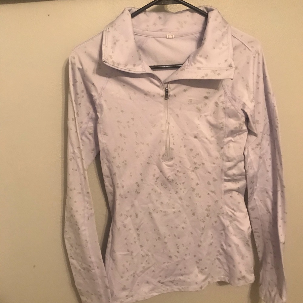 Long sleeve, 1/4 zip micro fleece jacket